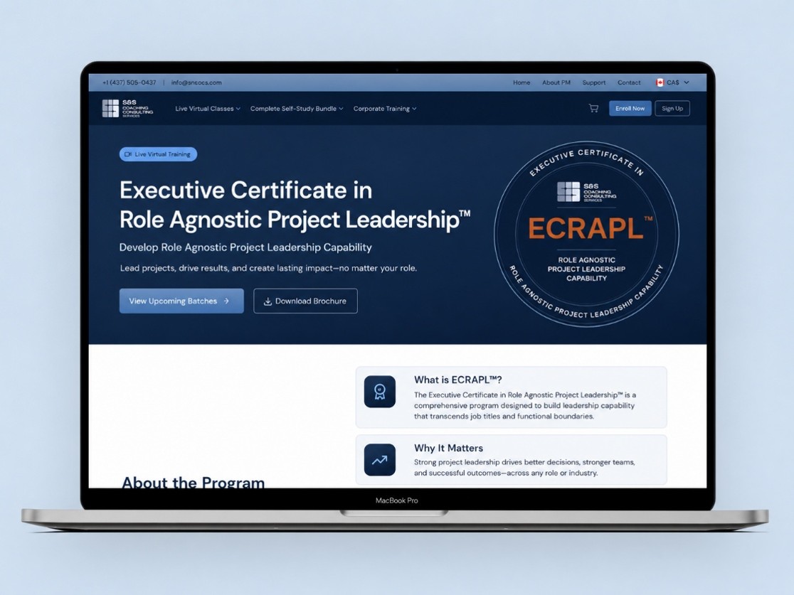 Executive certificate program preview