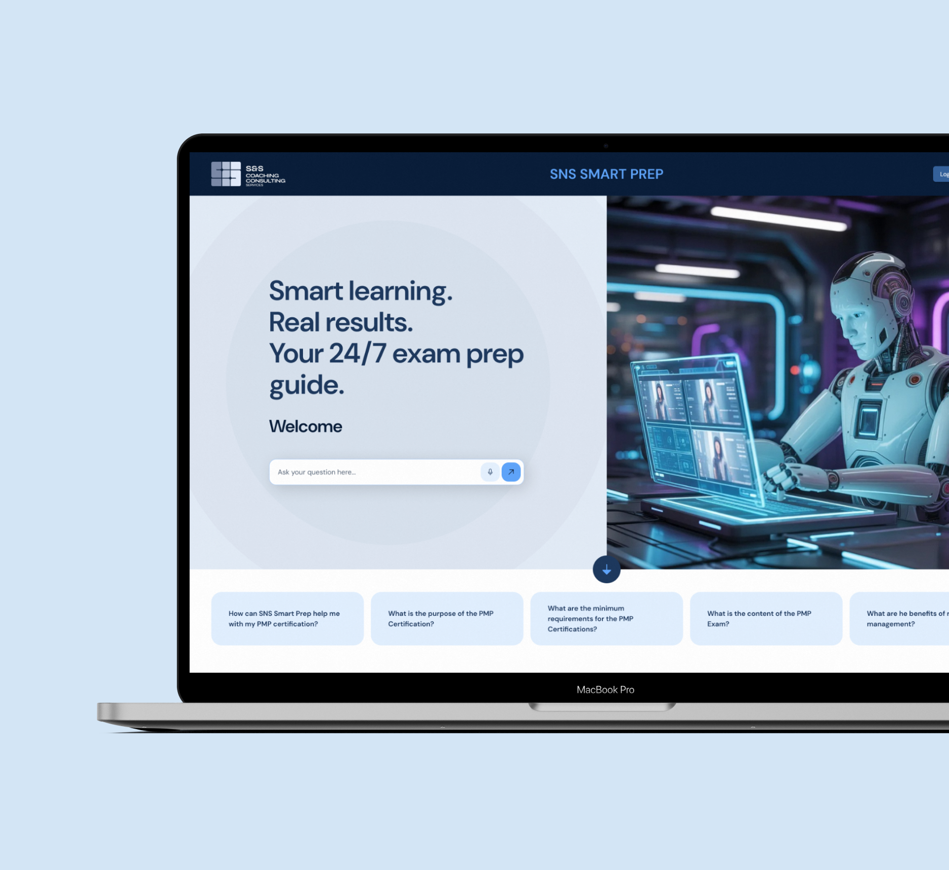 AI Smart Prep Bot Interface